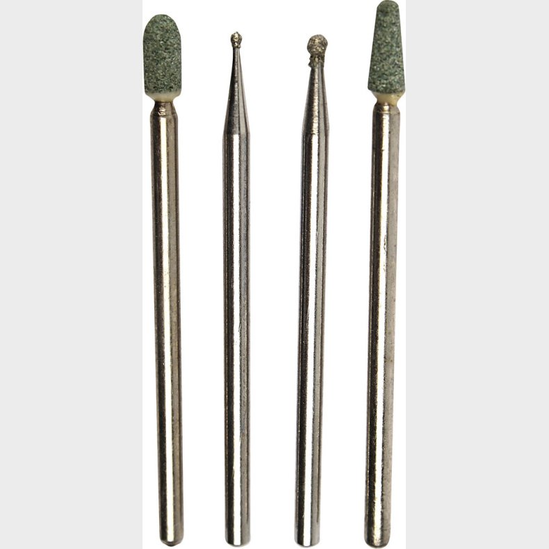 Diamantstifts�t - Str. 1,0-5 Mm - 4 Stk.