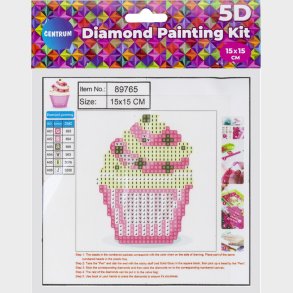 Diamond Painting 15 X 15 Cm - Cupcake - Centrum