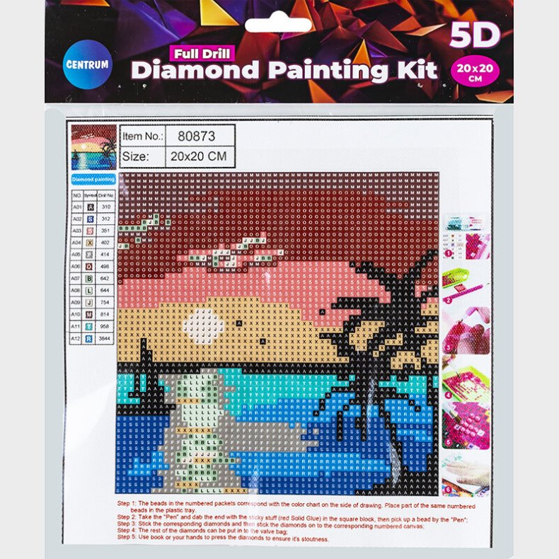 Diamond Painting 20 X 20 Cm - Hawaii - Centrum