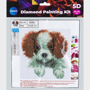 Diamond Painting 20 X 20 Cm - Hund - Centrum