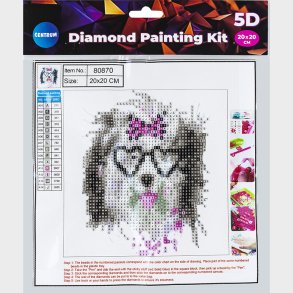 Diamond Painting 20 X 20 Cm - Hund - Centrum