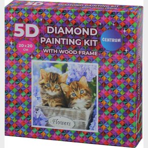 Diamond Painting 20 X 20 Cm - Med Trramme - Centrum
