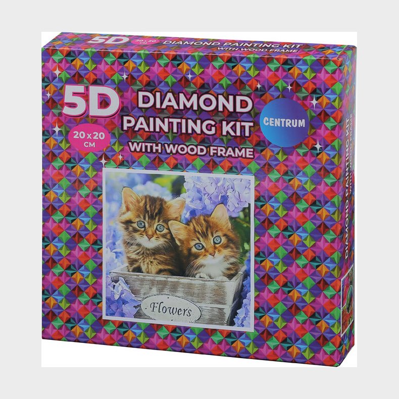 Diamond Painting 20 X 20 Cm - Med Trramme - Centrum