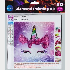 Diamond Painting 20 X 20 Cm - Unicorn - Centrum