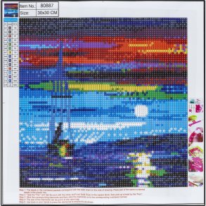 Diamond Painting 30 X 30 Cm - Mneskin - Centrum