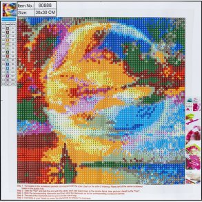 Diamond Painting 30 X 30 Cm - Planet - Centrum