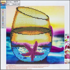 Diamond Painting 30 X 30 Cm - Sstjerne - Centrum