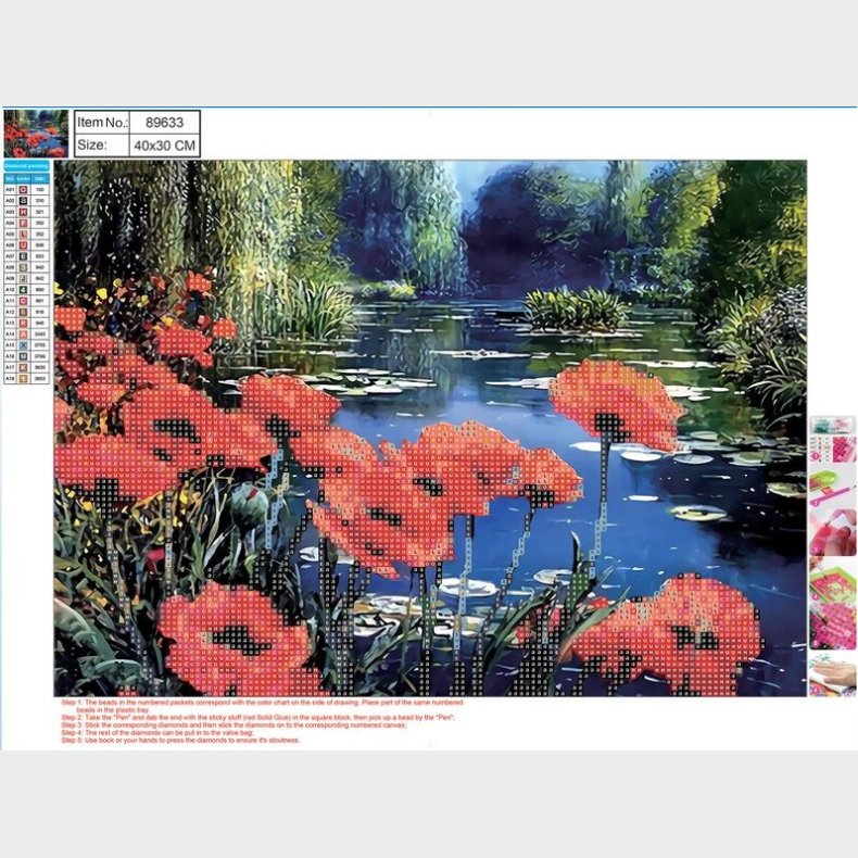 Diamond Painting 30 X 40 Cm - Skovs - Centrum