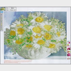 Diamond Painting 40 X 50 Cm - Blomster - Centrum