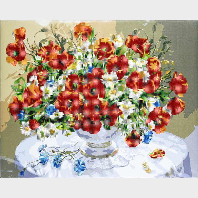 Diamond Painting 40 X 50 Cm - Blomster - Centrum