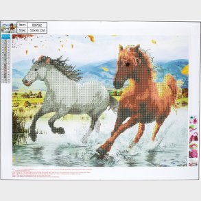 Diamond Painting 40 X 50 Cm - Heste - Centrum