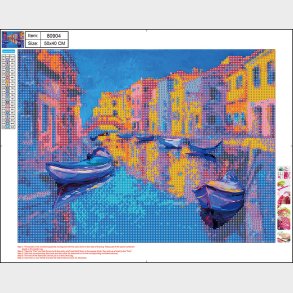 Diamond Painting 40 X 50 Cm - Venedig - Centrum