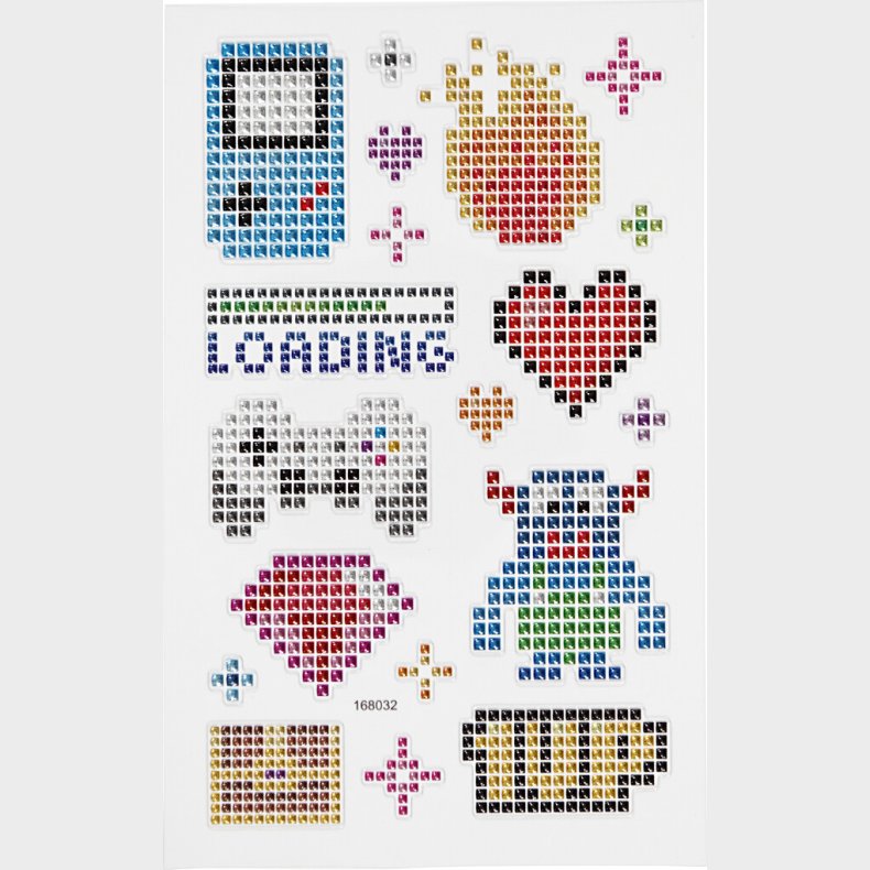 Gamer Klistermrker - Rhinsten