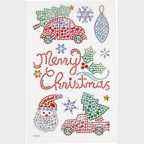 Juleklistermrker - Rhinsten