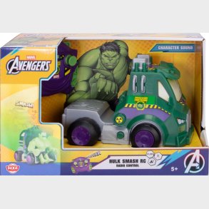 Dickie Toys - Avengers - Hulk Smash Rc Truck - Fjernstyret Lastbil