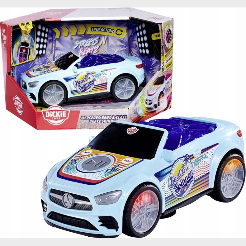 Dickie Toys - Mercedes-benz E-class Beatz Spinner - Lyd Og Lys