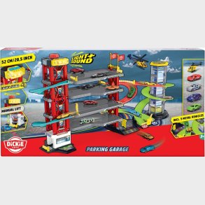 Dickie Toys - Parkerings Garage - Med Lys Og Lyd - 52 Cm