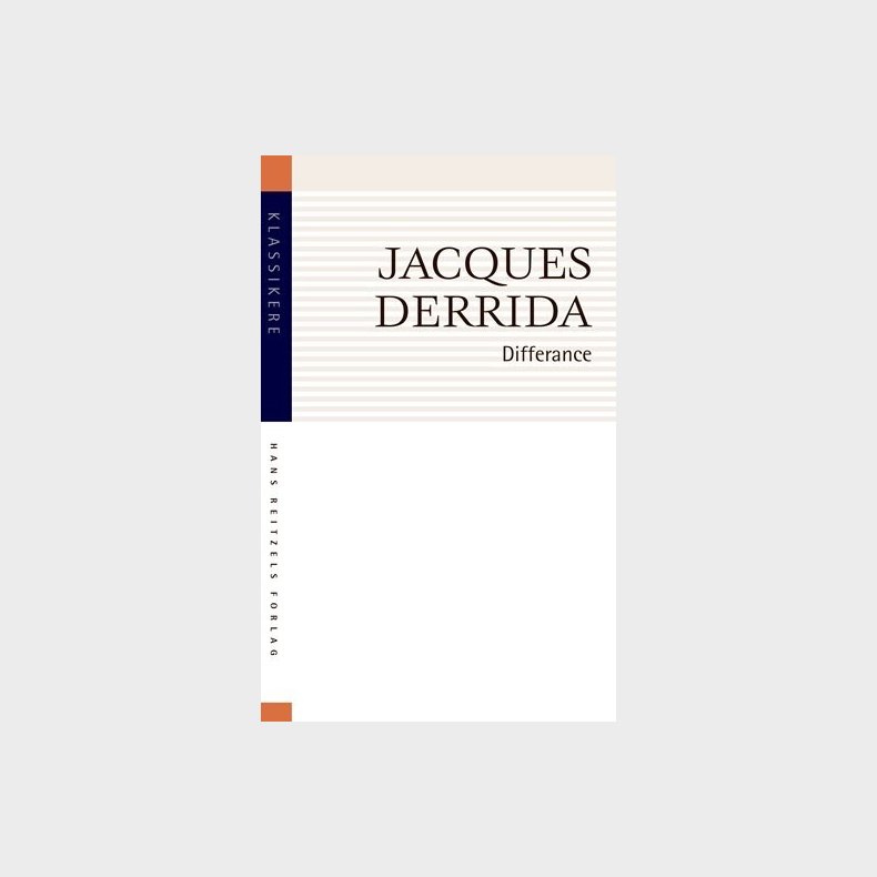 Differance - Jacques Derrida - Bog