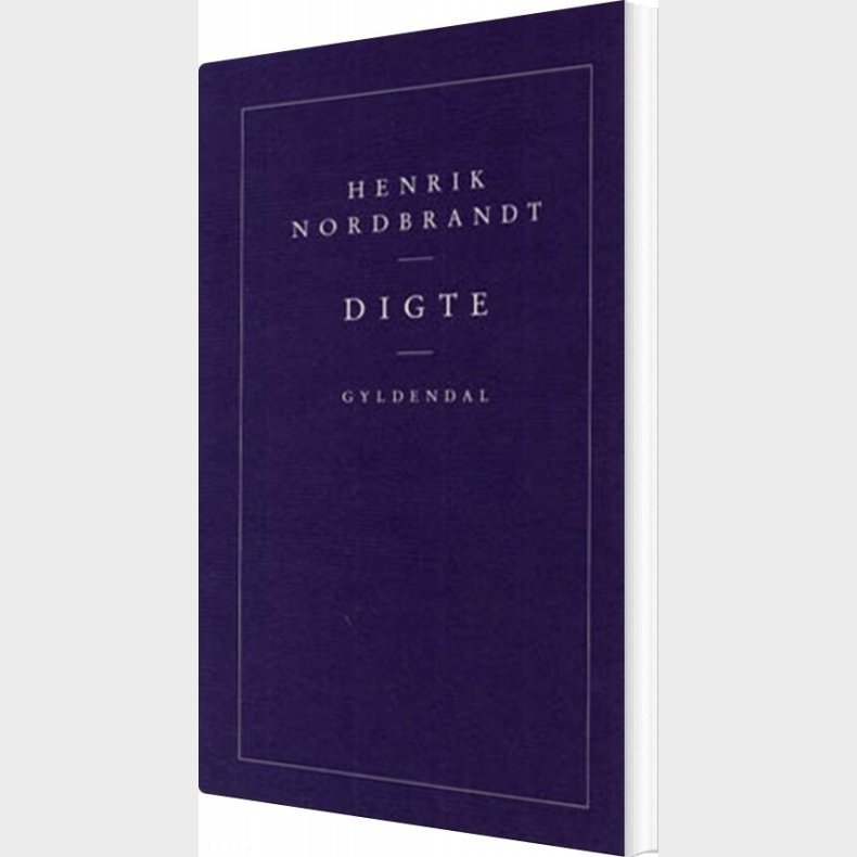 Digte - Henrik Nordbrandt - Bog
