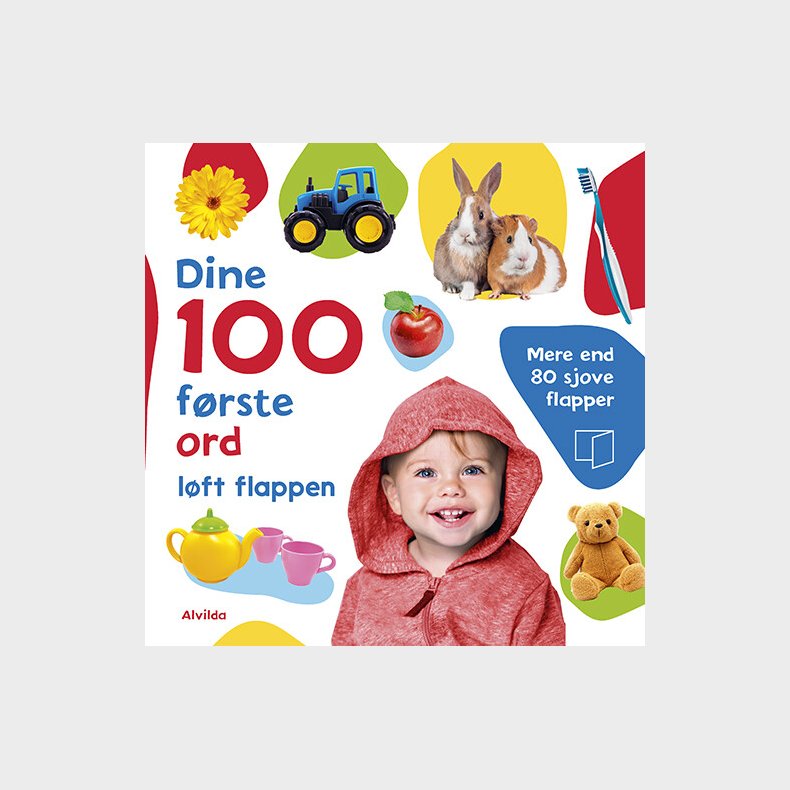 Dine 100 F�rste Ord - L�ft Flappen - Mere End 80 Sjove Flapper - Bog