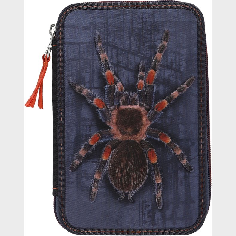 Dino World - Penalhus Med Indhold - 2 Rum - Edderkop