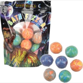 Badebomber Til B�rn - Galaxy - Dino World - 7 Stk