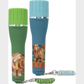 Lommelygte Til B�rn - Timerfunktion - Dino World - Assorteret