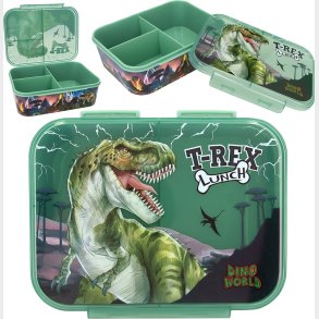 Dinosaur Madkasse Med 3 Rum - Reflector - Dino World