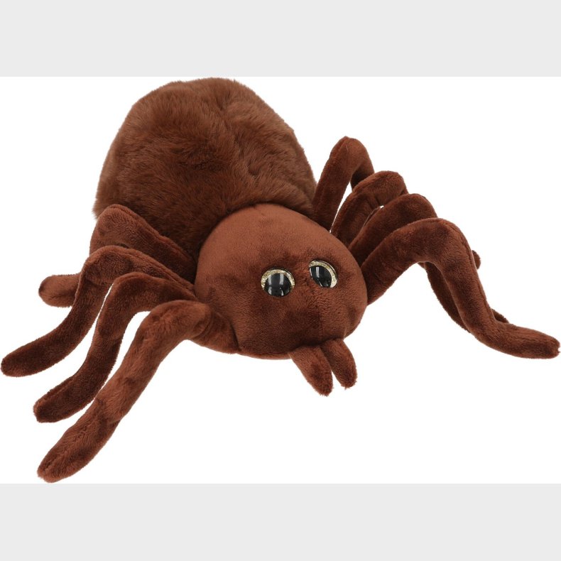 Dino World - Plys Edderkop 20 Cm, Brun