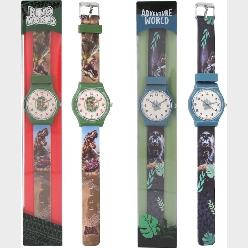 Dino World - Silicone Ur - Assorteret