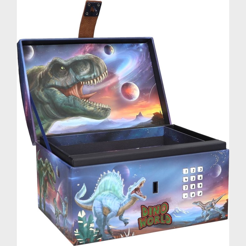 Depesche - Dino World - Galaxy Skattekiste Med Kode, Lys Og Lyd