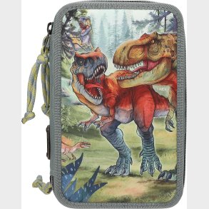Trippel Penalhus Med Indhold - Tyrannosaurus Rex - Dino World