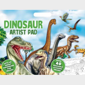 Dinosaurus Artist Pad A3 Malebog - Alligator - Bog