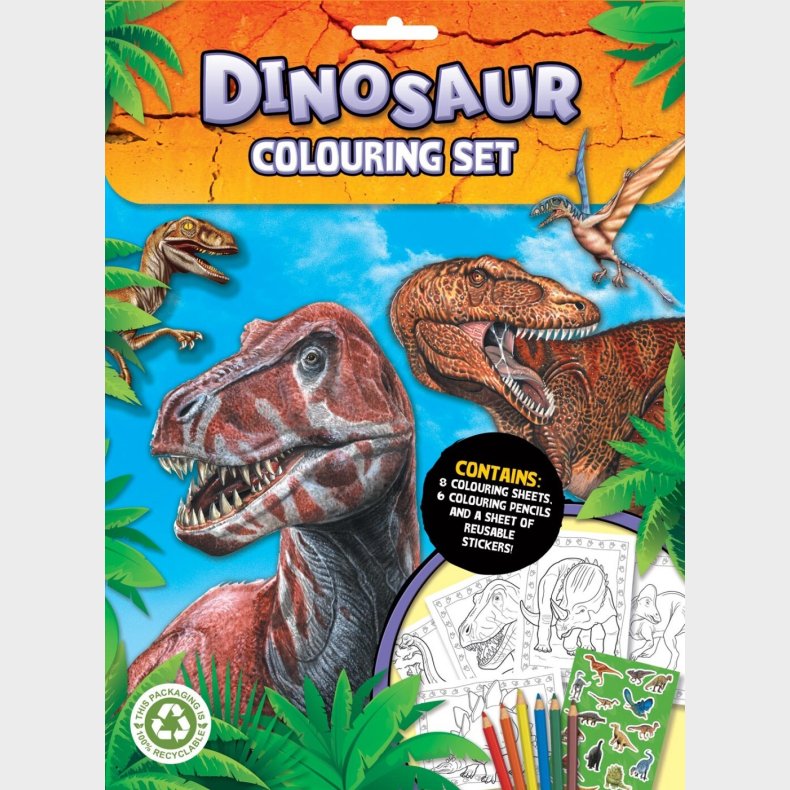 Dinosaurus Coloring Set - Alligator