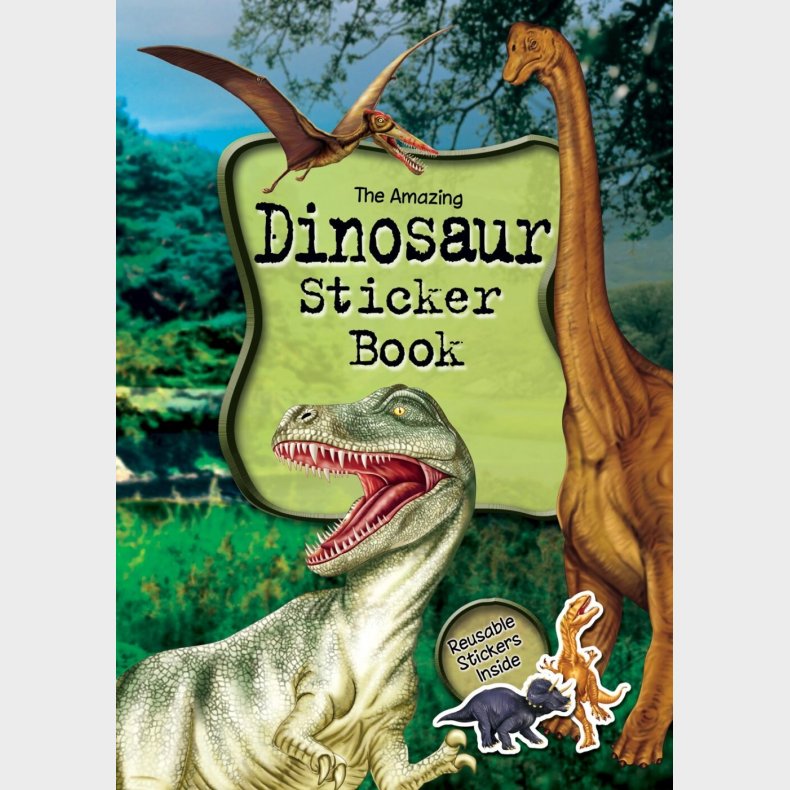 Dinosaurus Sticker Book - Alligator - Bog