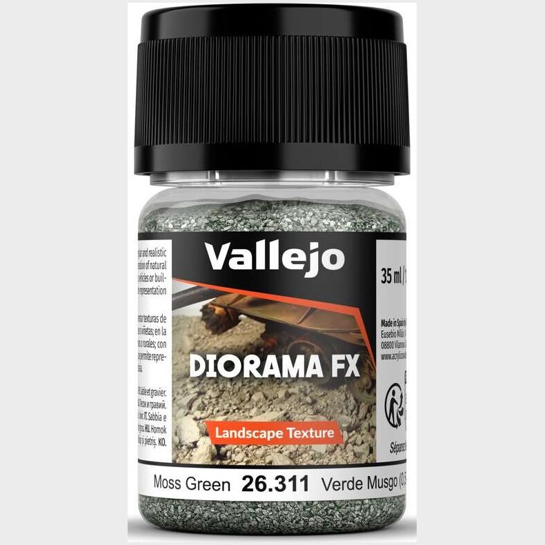 Vallejo - Diorama Fx - Landscape Texture - Moss Green - 35ml