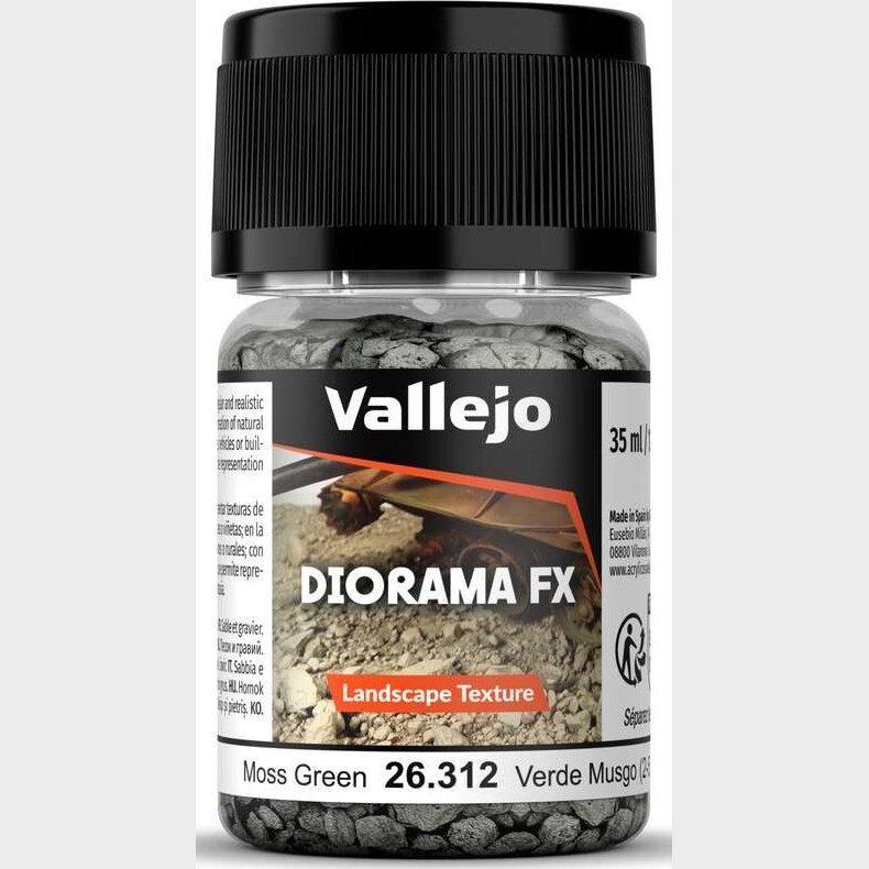 Vallejo - Diorama Fx - Landscape Texture - Moss Green - 35ml