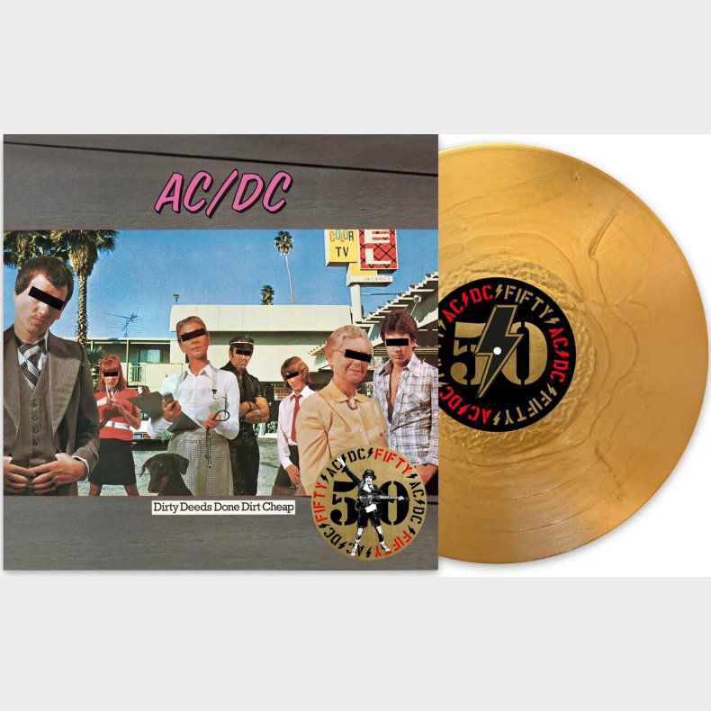 Ac Dc - Dirty Deeds Done Dirt Cheap - Gold Metallic Edition - Vinyl Lp