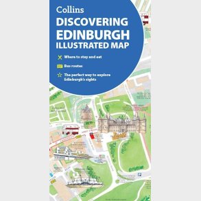 Discovering Edinburgh Illustrated Map - English book