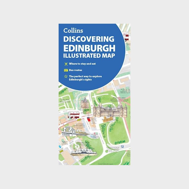 Discovering Edinburgh Illustrated Map - English book