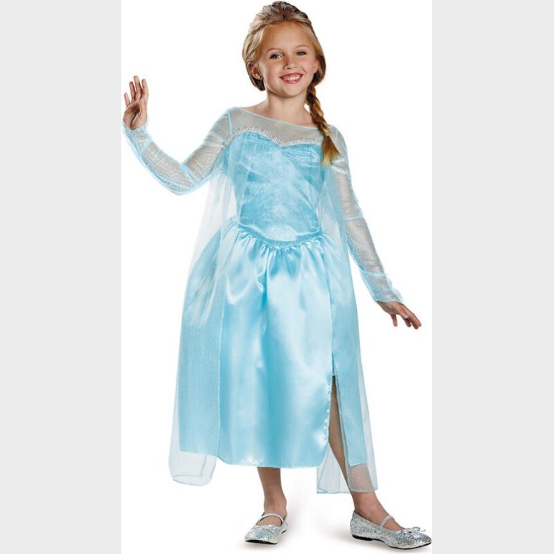 Elsa Kostume Til B�rn - Frost - 104 Cm