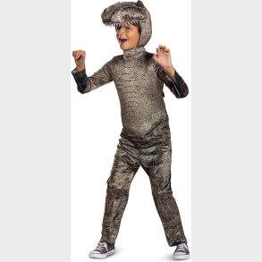 T-rex Kostume Til Brn - Jurassic Park - 128 Cm