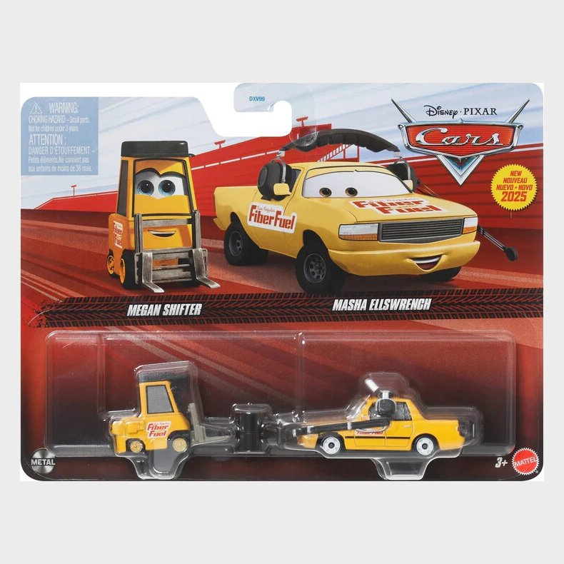 Disney Cars - Megan Shifter Og Masha Ellswrench - 2 Biler