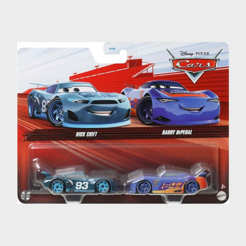 Disney Cars - Nick Shift & Barry Depedal - 2 Biler