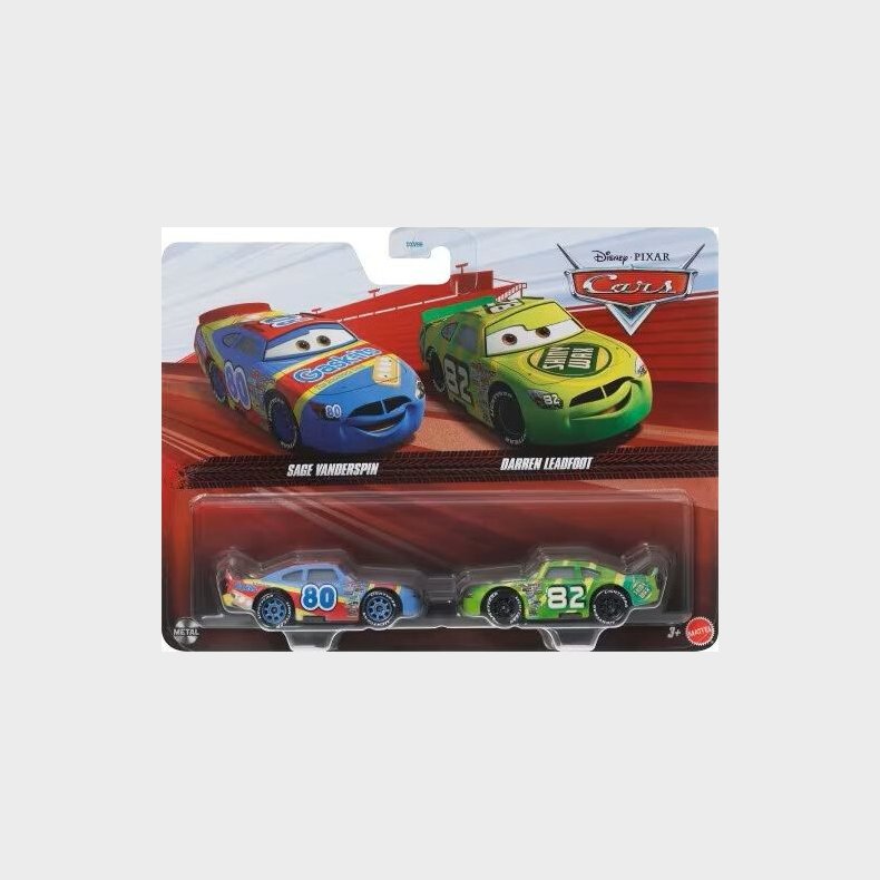 Disney Cars - 2 Pack Sage Vanderspin & Darren Leadfoot