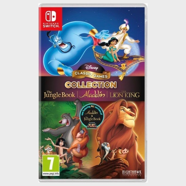 Disney Classic Games Collection: The Jungle Book, Aladdin, & The Lion King - Nintendo Switch