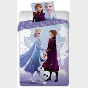 Disney Frost Anna, Elsa og Oluf Sengetj - 100 procent bomuld
