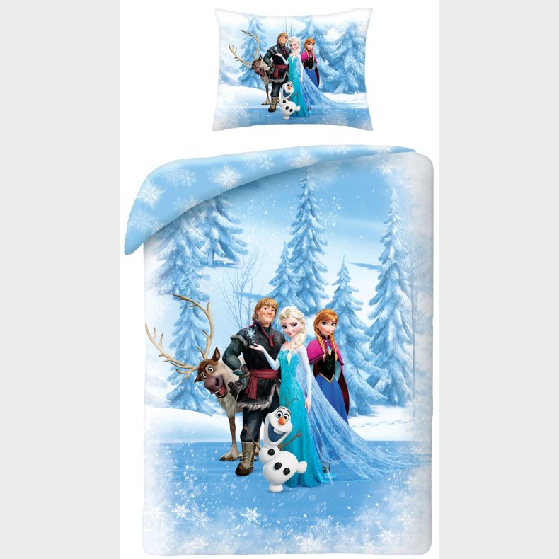 Disney Frost Senget�j med Elsa, Anna, Kristoff, Olaf & Sven
