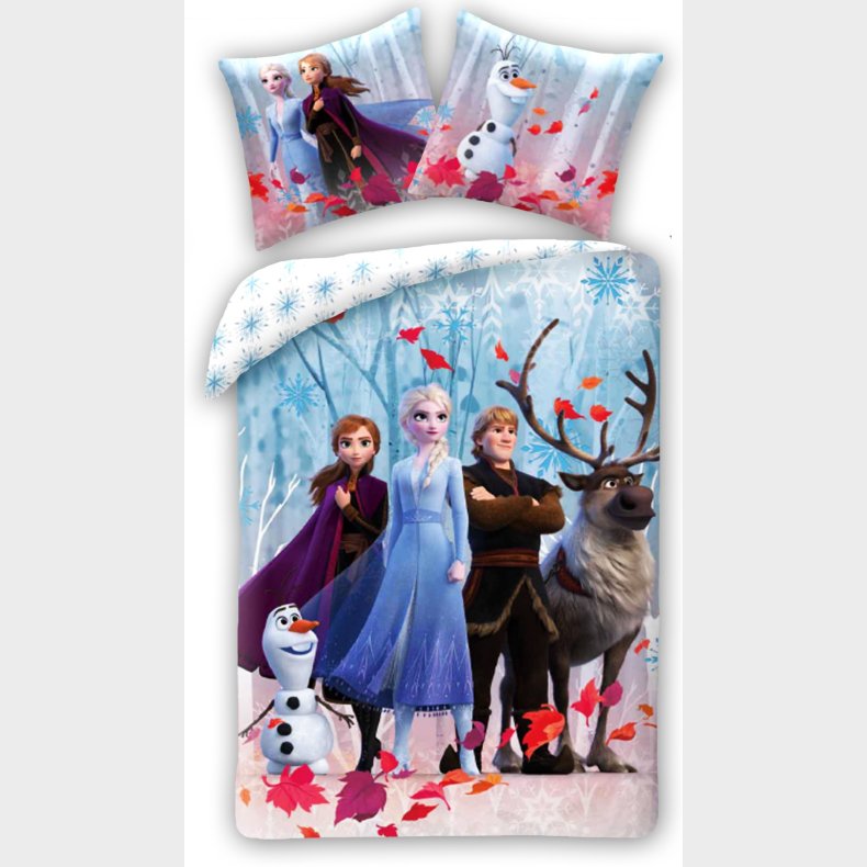 Disney Frost Senget�j med Elsa, Anna, Kristoffer, Olaf & Sven