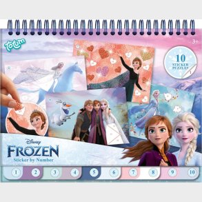 Disney Frozen Sticker By Number Pad - Bog